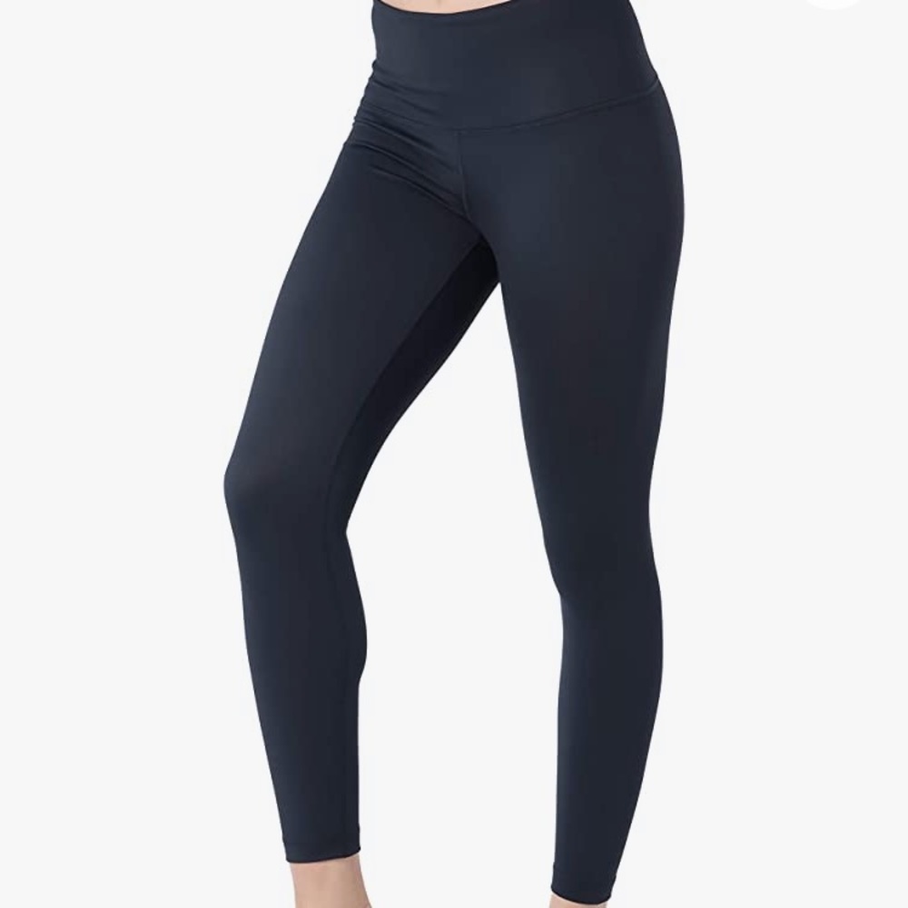 VELOCITY Women's High Waist Ankle Length Legging in Black, Size L, NWT
